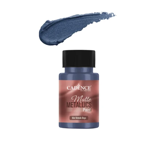 Cadence Mat Metalik Boya MMB22 Lacivert 50ml