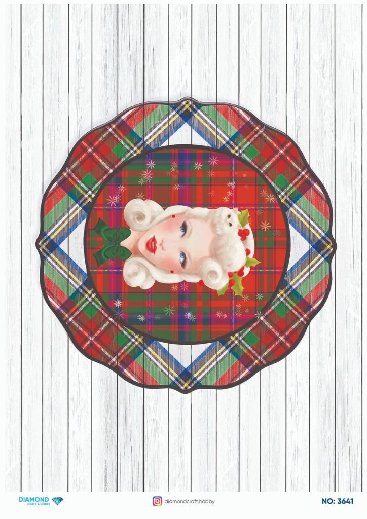 Diamond Pirinç Dekopaj Kağıdı - 3641