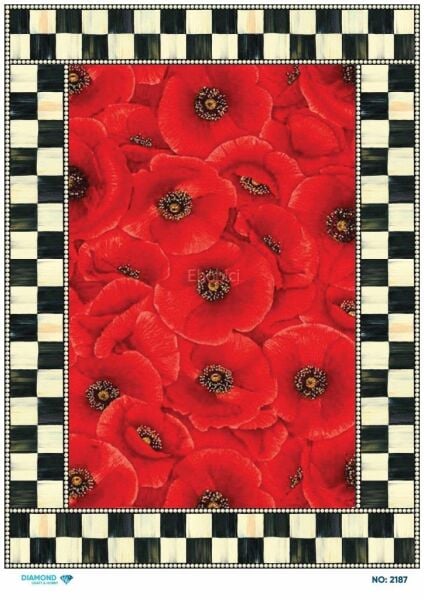 Diamond Pirinç Dekopaj Kağıdı - 2187