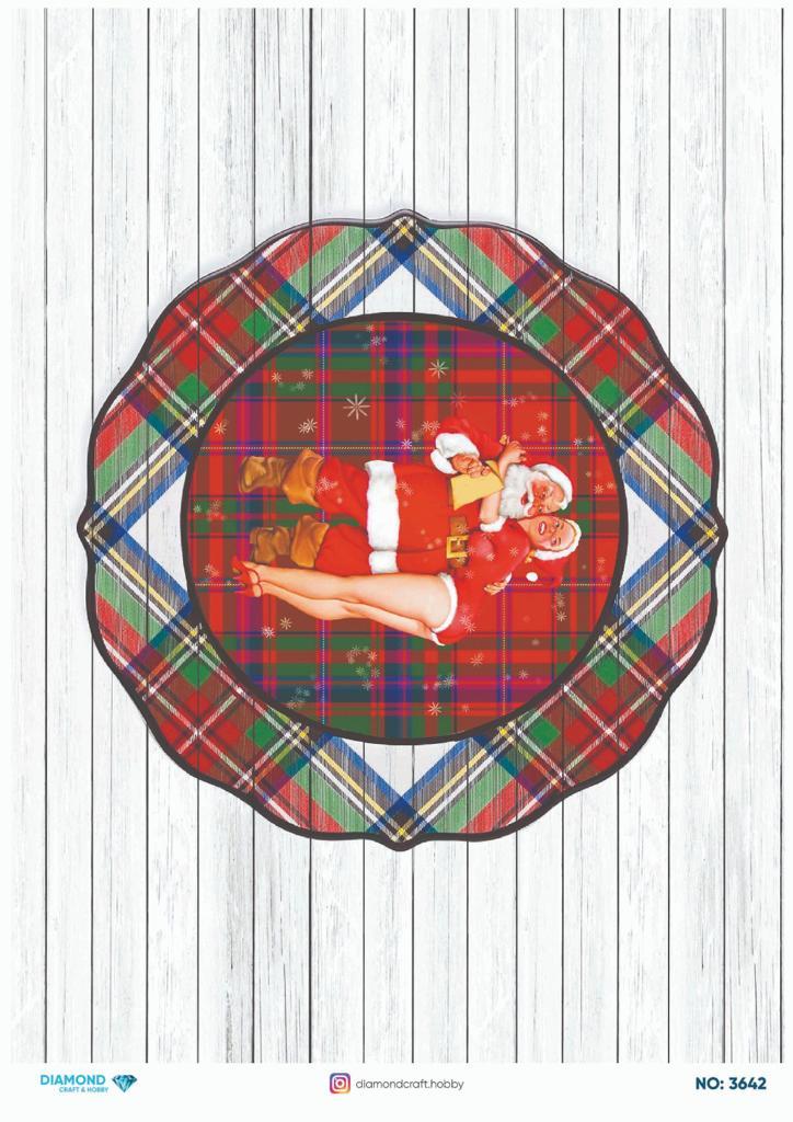 Diamond Pirinç Dekopaj Kağıdı - 3642