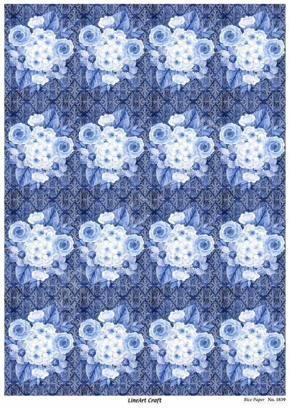 Lineart Pirinç Dekopaj Kağıdı Model - 1839