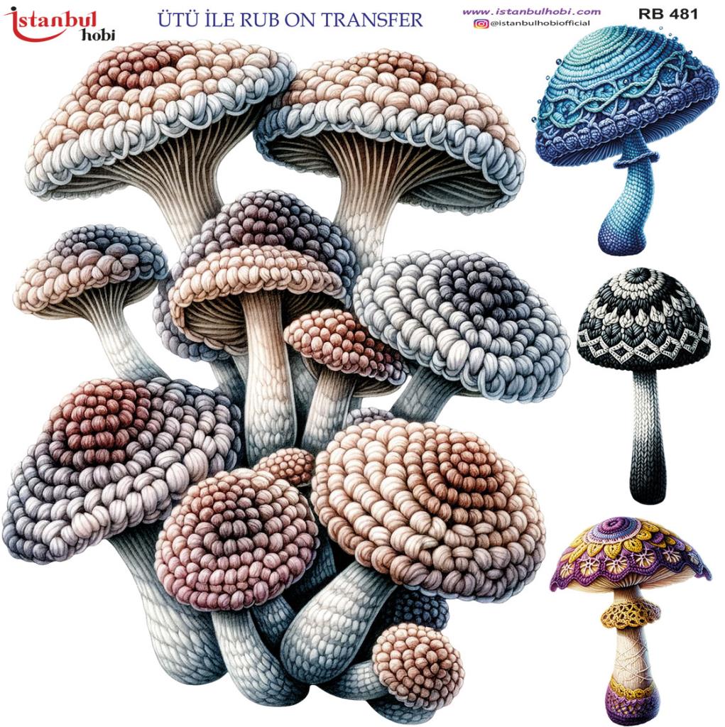 Ütü ile Rub On Transfer Kağıdı 30x30cm RB-481