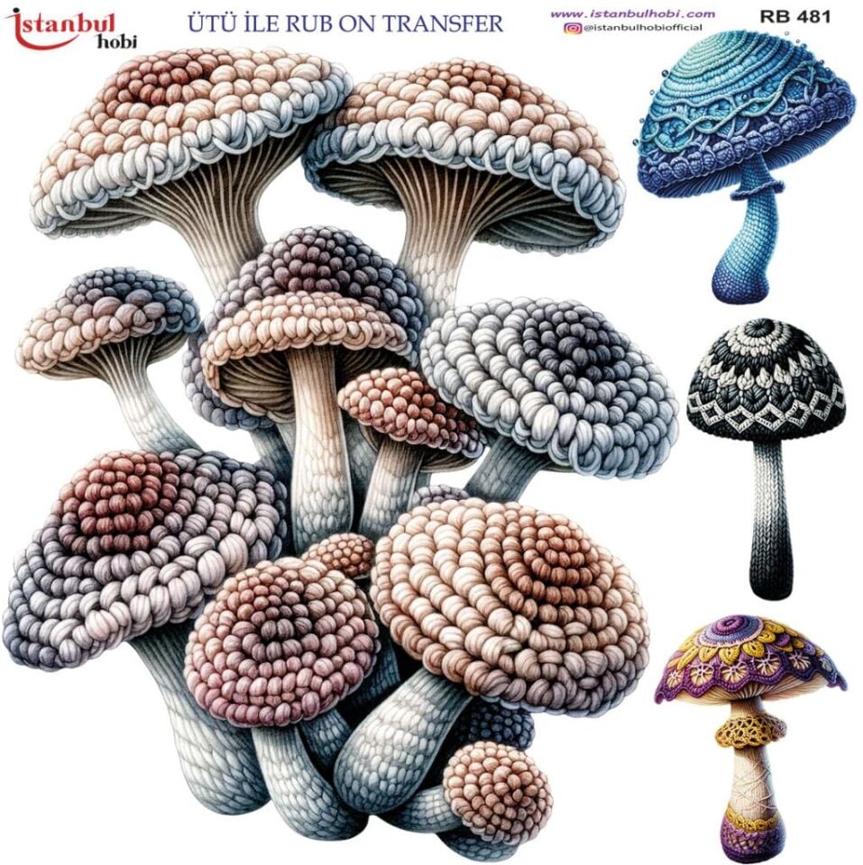 Ütü ile Rub On Transfer Kağıdı 30x30cm RB-481