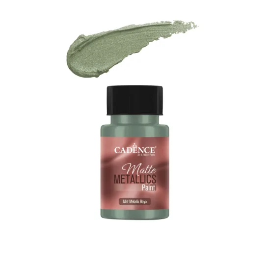 Cadence Mat Metalik Boya MMB24 Antik Yeşil 50ml