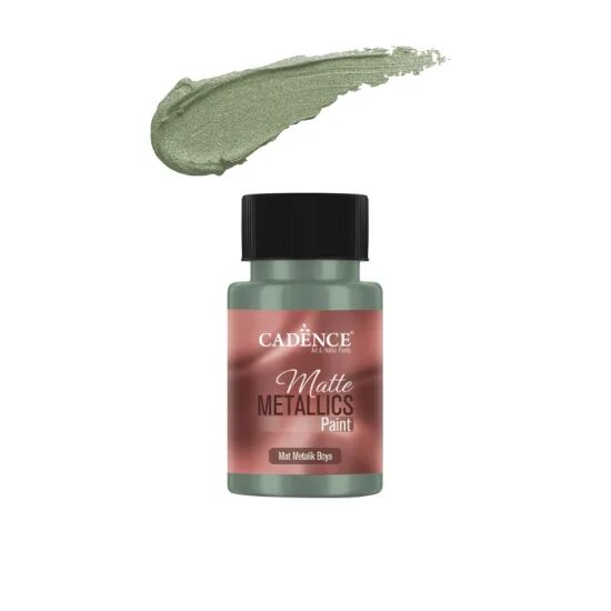 Cadence Mat Metalik Boya MMB24 Antik Yeşil 50ml