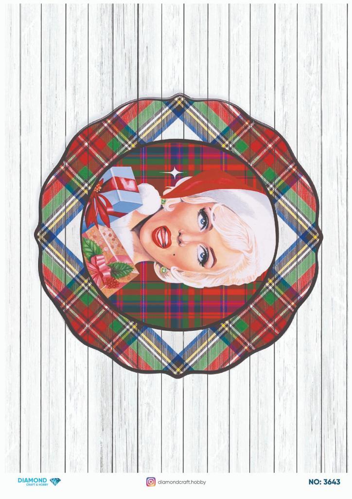 Diamond Pirinç Dekopaj Kağıdı - 3643