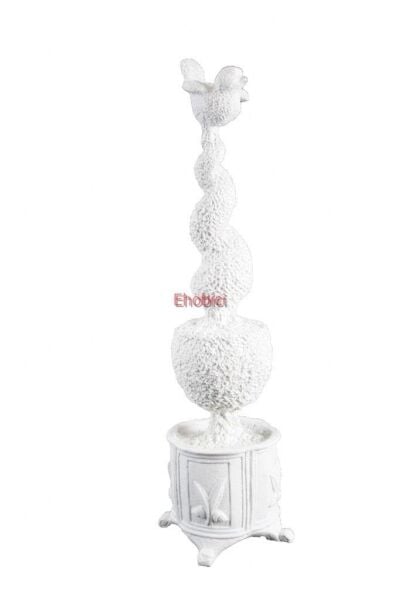 Polyester Kıvrımlı Çubukta Kuş 46x10cm HYK643