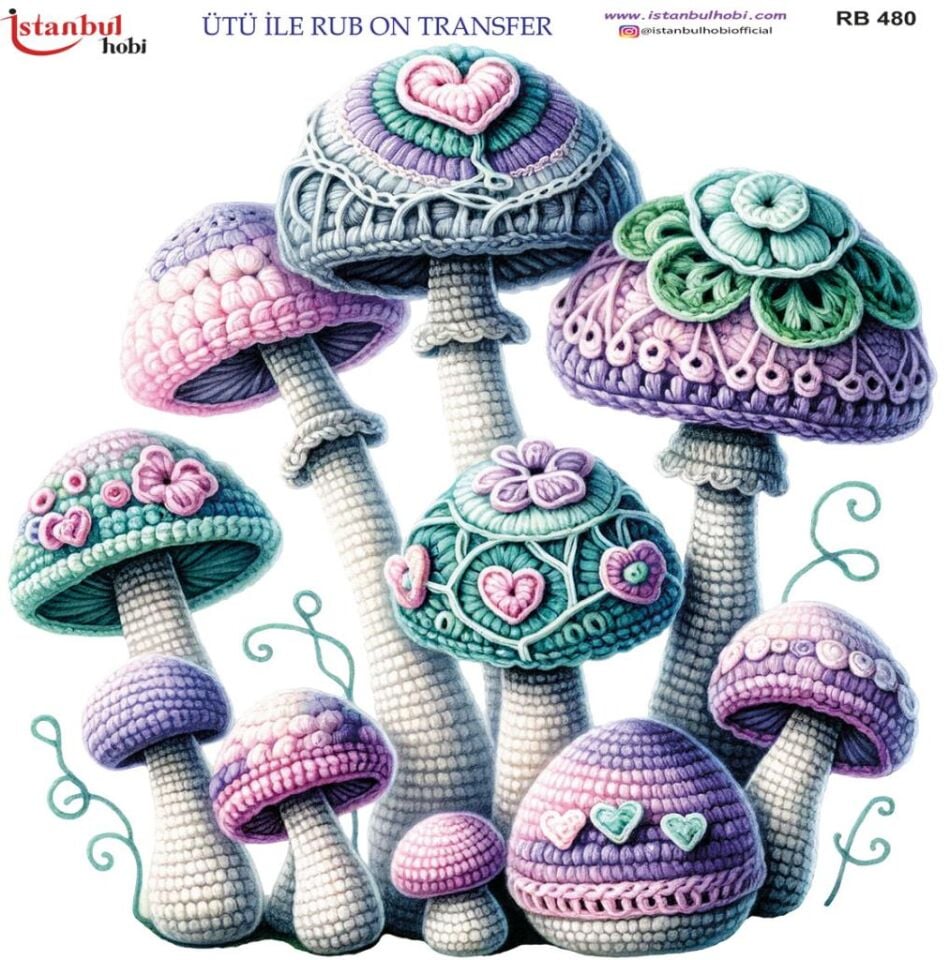 Ütü ile Rub On Transfer Kağıdı 30x30cm RB-480