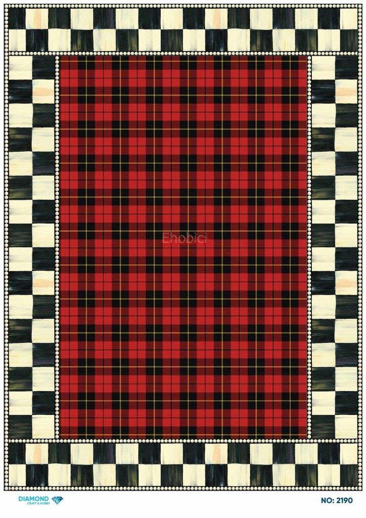 Diamond Pirinç Dekopaj Kağıdı - 2190