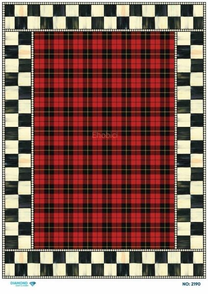 Diamond Pirinç Dekopaj Kağıdı - 2190