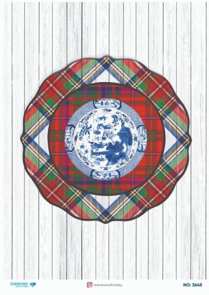 Diamond Pirinç Dekopaj Kağıdı - 3645