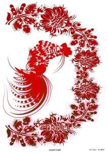 Lineart Pirinç Dekopaj Kağıdı - 4072