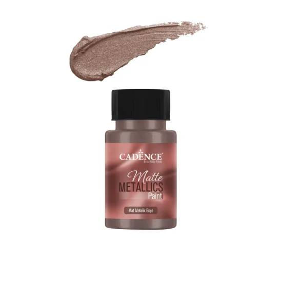 Cadence Mat Metalik Boya MMB27 Kahverengi 50ml