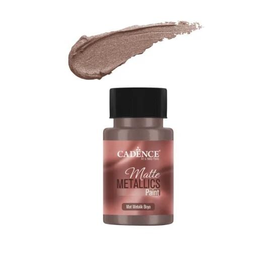 Cadence Mat Metalik Boya MMB27 Kahverengi 50ml
