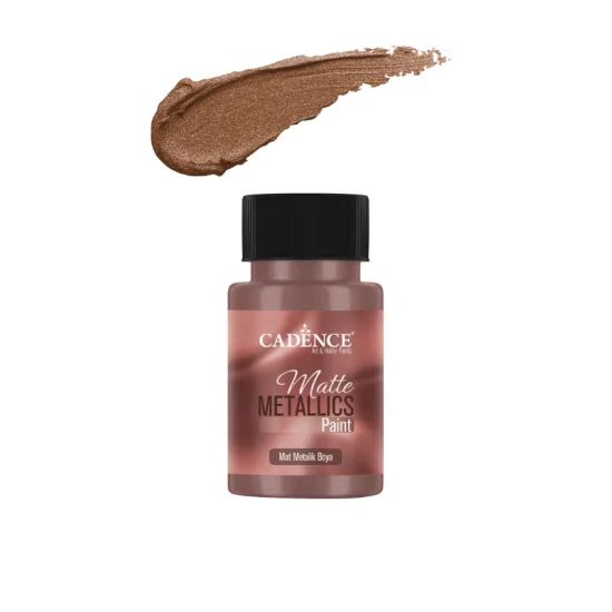 Cadence Mat Metalik Boya MMB28 Çikolata 50ml