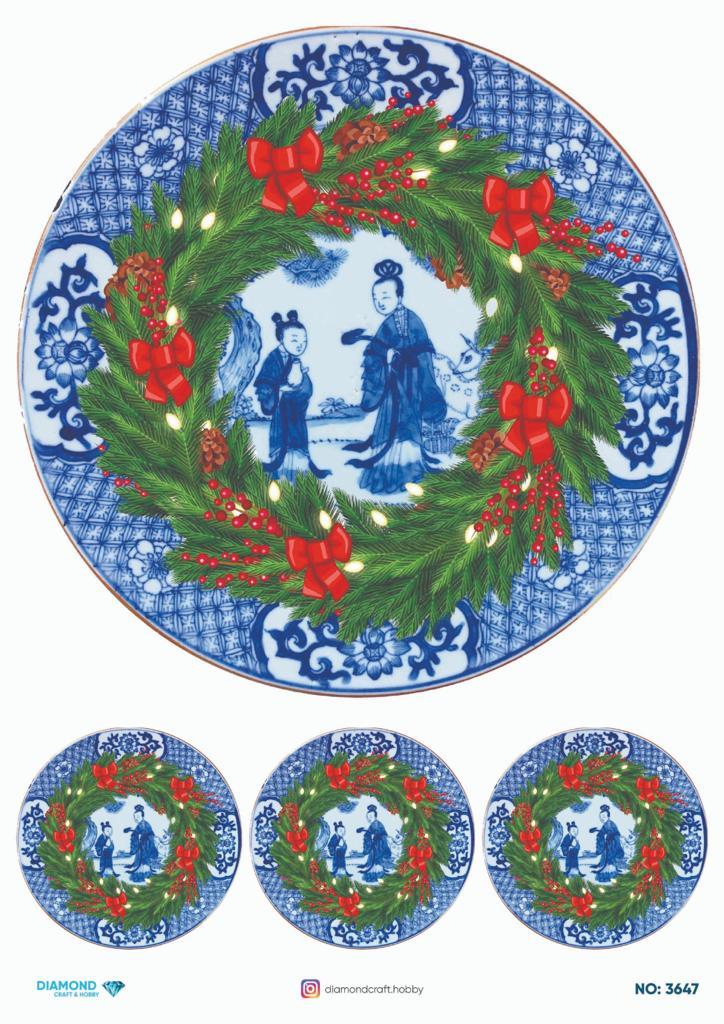 Diamond Pirinç Dekopaj Kağıdı - 3647