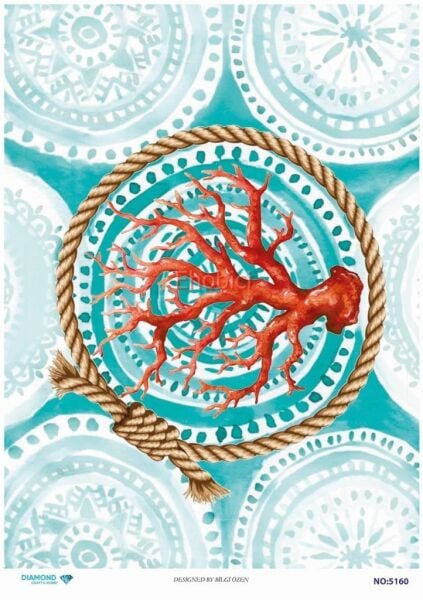 Diamond Pirinç Dekopaj Kağıdı - 5160