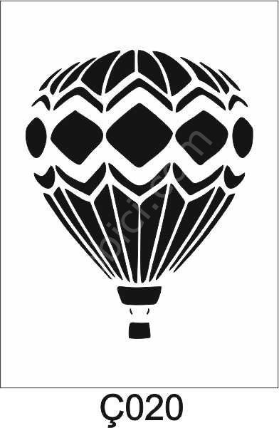 Çocuk Desen Stencil Şablon (21x30) Ç-020