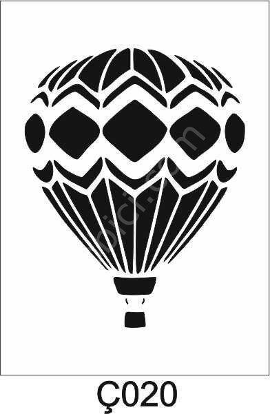 Çocuk Desen Stencil Şablon (21x30) Ç-020