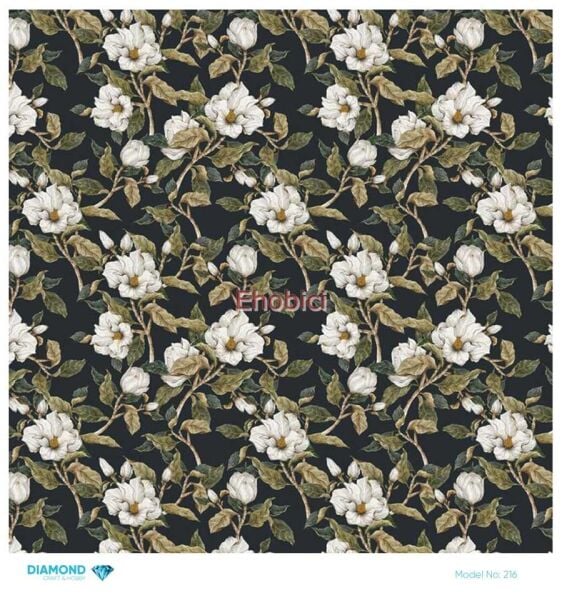 Diamond Pirinç Dekopaj Kağıdı - 216 - 30x30