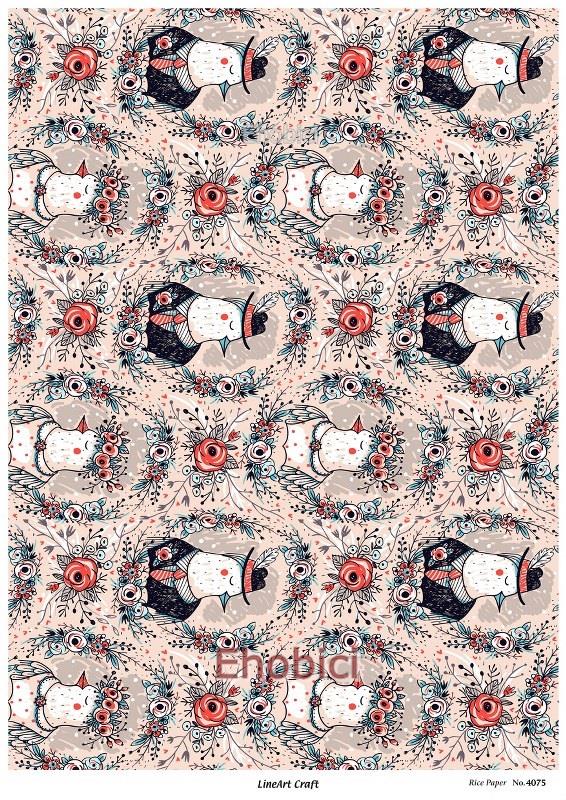 Lineart Pirinç Dekopaj Kağıdı - 4075