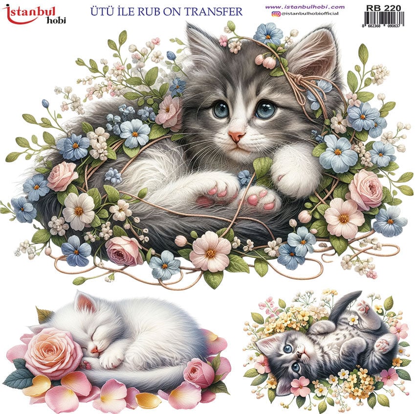 Ütü ile Rub On Transfer Kağıdı 30x30cm RB-220
