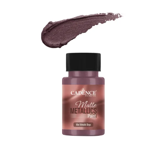 Cadence Mat Metalik Boya MMB30 Kahve Bakır 50ml