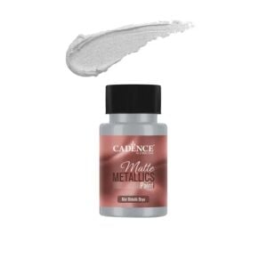 Cadence Mat Metalik Boya MMB31 Gümüş 50ml