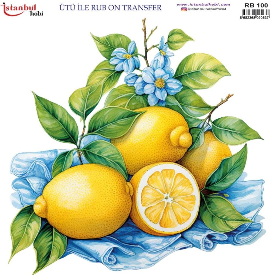 Ütü ile Rub On Transfer Kağıdı 30x30cm RB-100