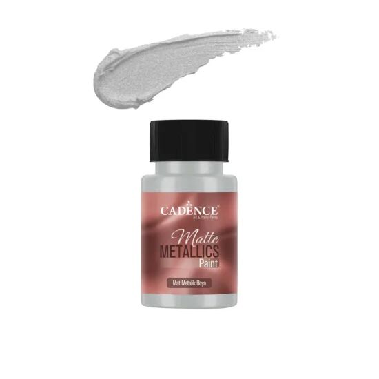 Cadence Mat Metalik Boya MMB32 Açık Gri 50ml