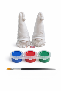 Ehobici Taş Boyama Seti Kız Erkek Cüce 3 Renk Akrilik Boya 5ml + Fırça