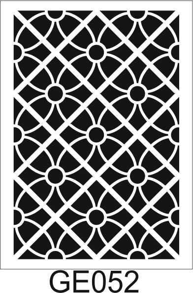 Geometrik Desenler Stencil Şablon (25x35) GE-052