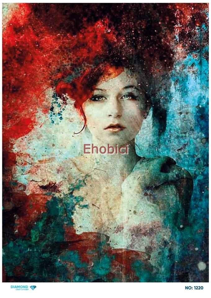 Diamond Pirinç Dekopaj Kağıdı - 1220