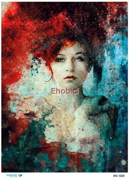 Diamond Pirinç Dekopaj Kağıdı - 1220