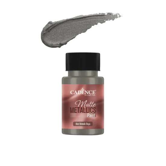 Cadence Mat Metalik Boya MMB34 Koyu Gri 50ml