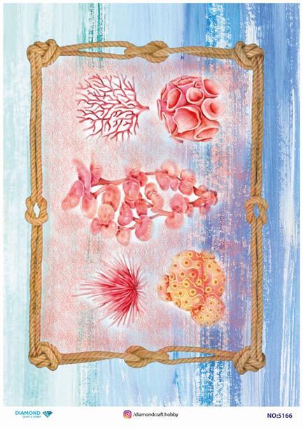 Diamond Pirinç Dekopaj Kağıdı - 5166