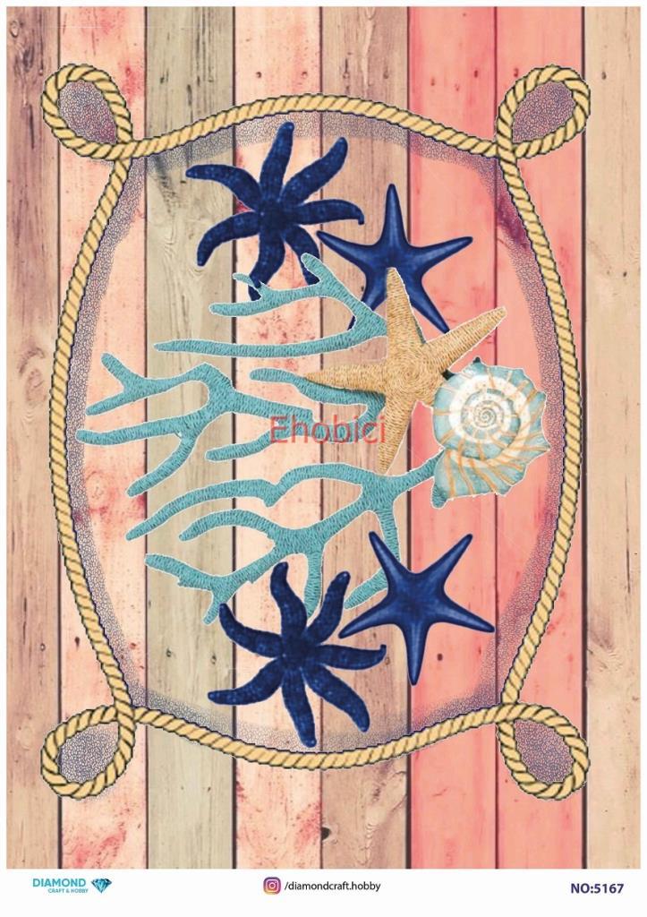 Diamond Pirinç Dekopaj Kağıdı - 5167