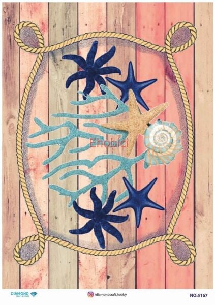 Diamond Pirinç Dekopaj Kağıdı - 5167