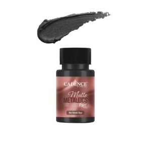 Cadence Mat Metalik Boya MMB36 Siyah 50ml