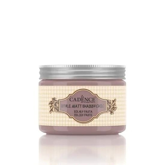 Cadence Shabby Chic Renkli Rölyef Pasta SR07 Küllü Gül 150ml