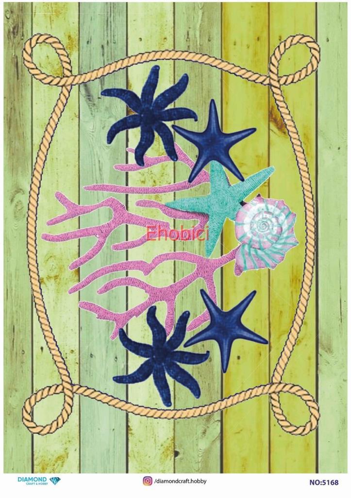 Diamond Pirinç Dekopaj Kağıdı - 5168