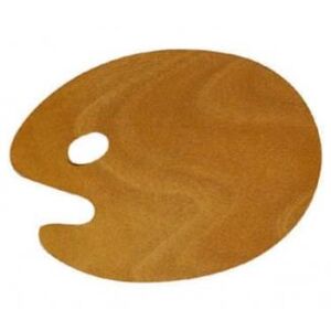 Ahşap Palet Oval 17x20,5cm