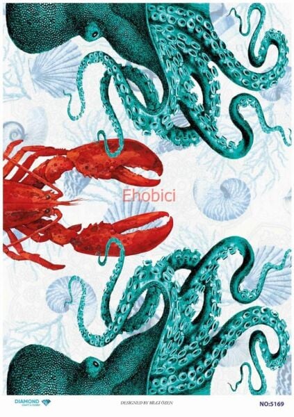 Diamond Pirinç Dekopaj Kağıdı - 5169