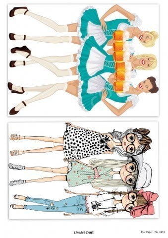 Lineart Pirinç Dekopaj Kağıdı Model - 2455