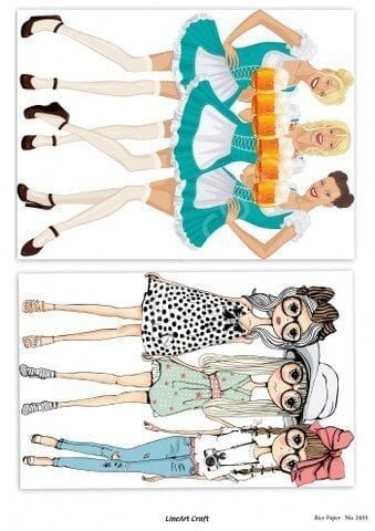 Lineart Pirinç Dekopaj Kağıdı Model - 2455