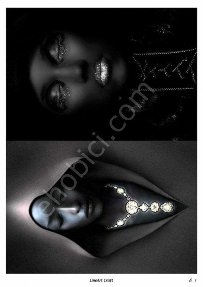 Özel Model-001 - Pirinç Dekopaj Lineart Craft