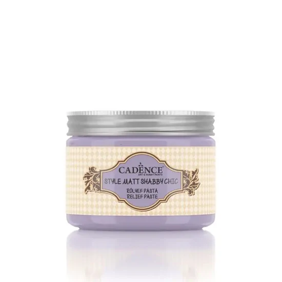 Cadence Shabby Chic Renkli Rölyef Pasta SR09 Lavanta 150ml