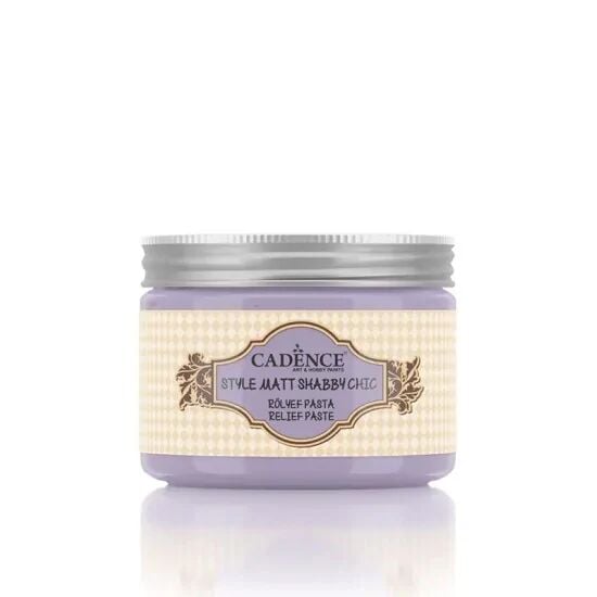 Cadence Shabby Chic Renkli Rölyef Pasta SR09 Lavanta 150ml