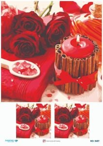 Diamond Pirinç Dekopaj Kağıdı - 3657