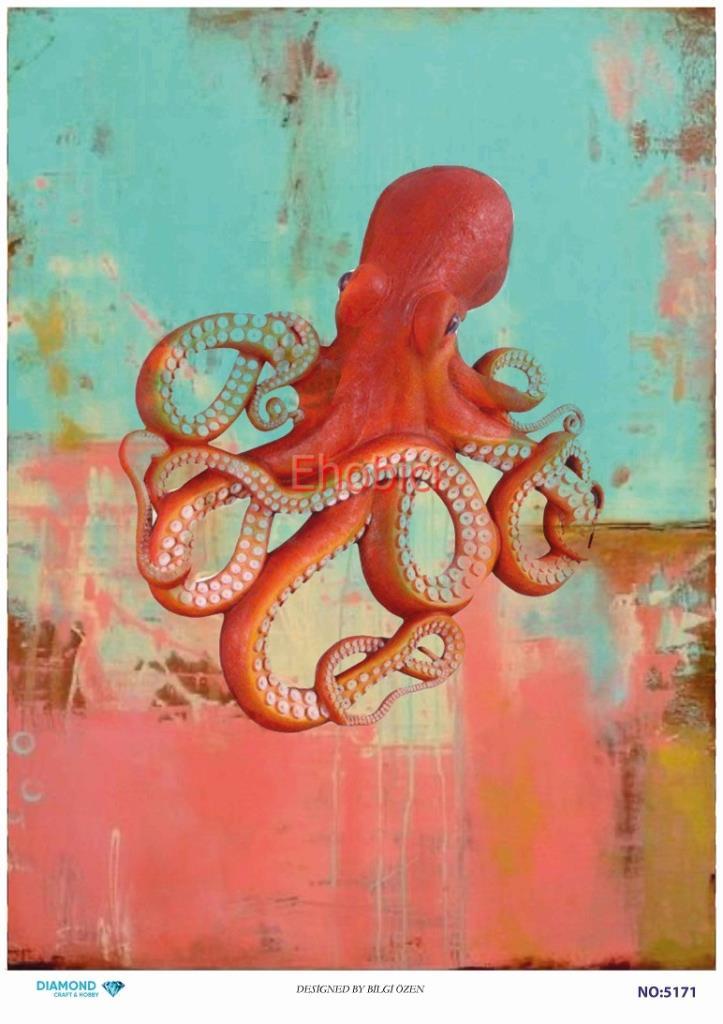 Diamond Pirinç Dekopaj Kağıdı - 5171